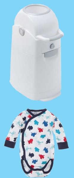 Luieremmer en babykleding